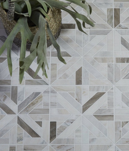 Ca Pietra Tokyo Lattice Marble Mosaic